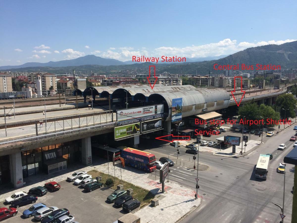 Skopje Station Apartment Ngoại thất bức ảnh